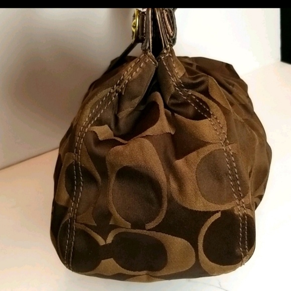 COACH SIGNATURE SATEEN BAG - Picture 4 of 11